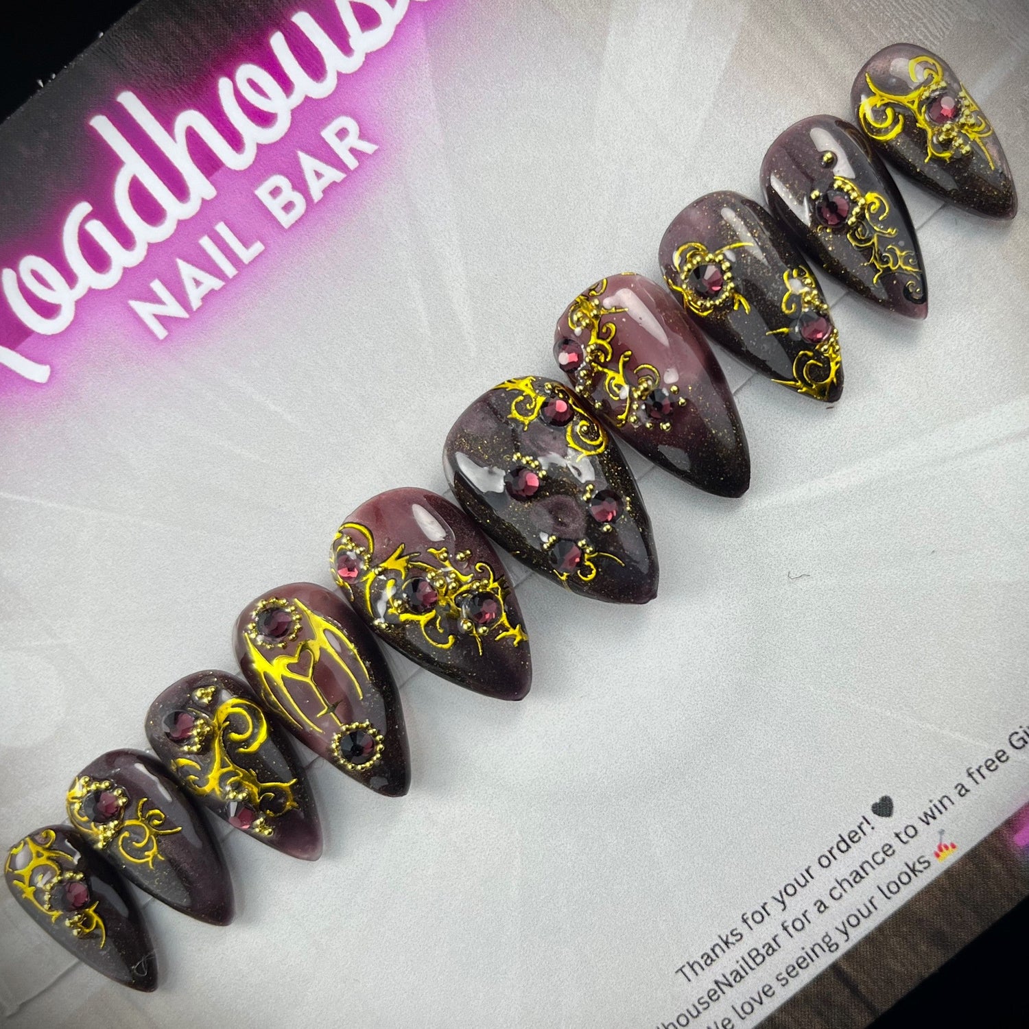 Purple Nails