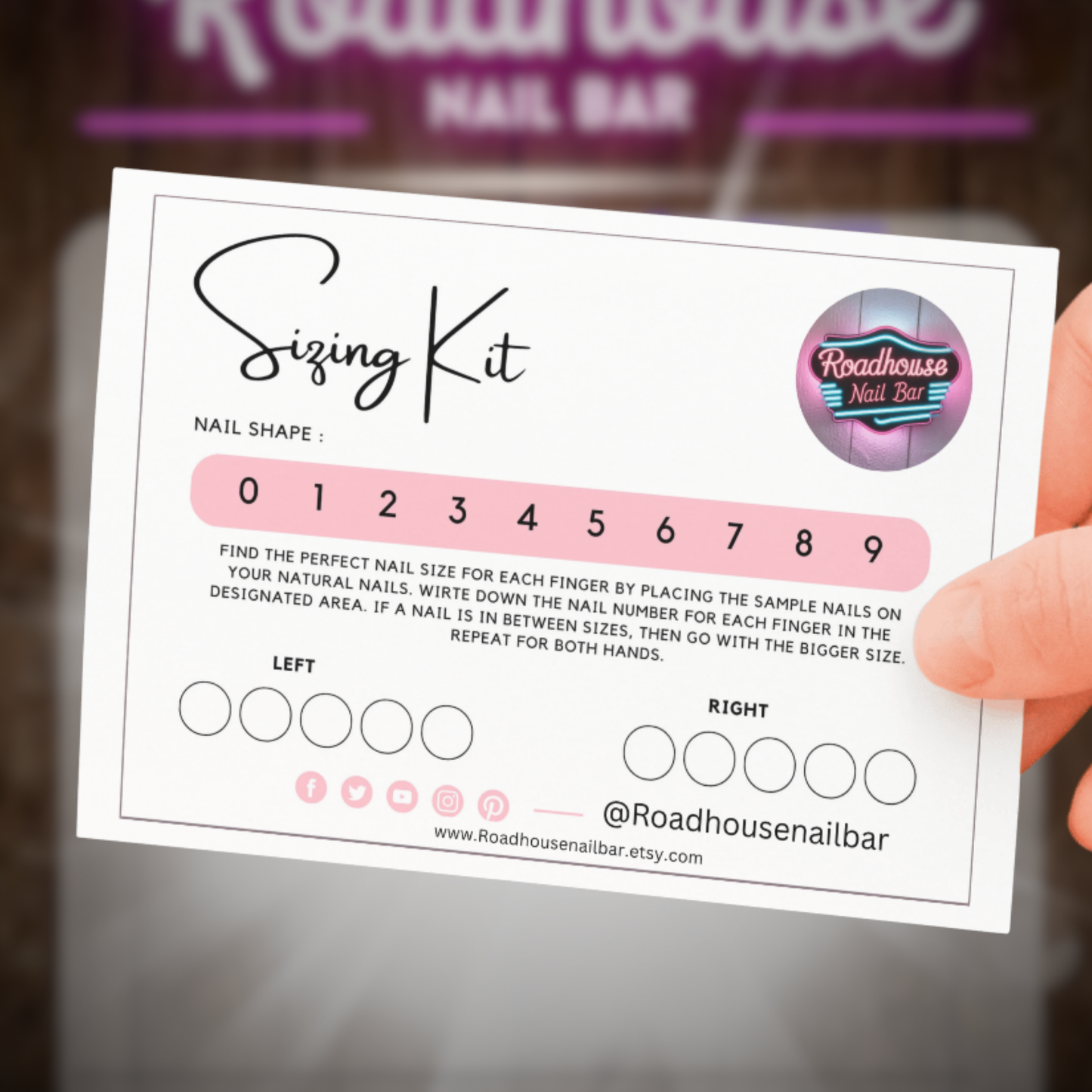 π€ Press-On Nail Sizing Kit β Find Your Perfect Fit