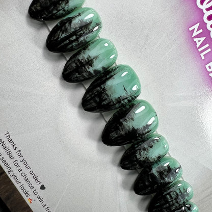 Whispering Pines | Glow in the Dark Forest Press-On Nails