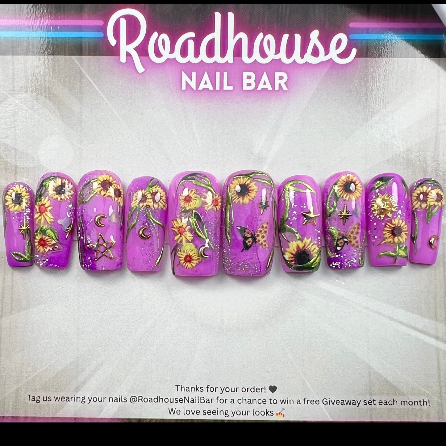 Sunflower Dreams | Dopamine Collection Press-On Nails