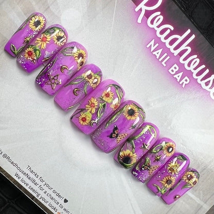 Sunflower Dreams | Dopamine Collection Press-On Nails