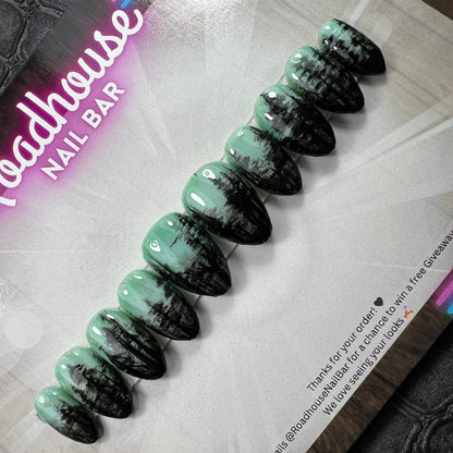 Whispering Pines | Glow in the Dark Forest Press-On Nails