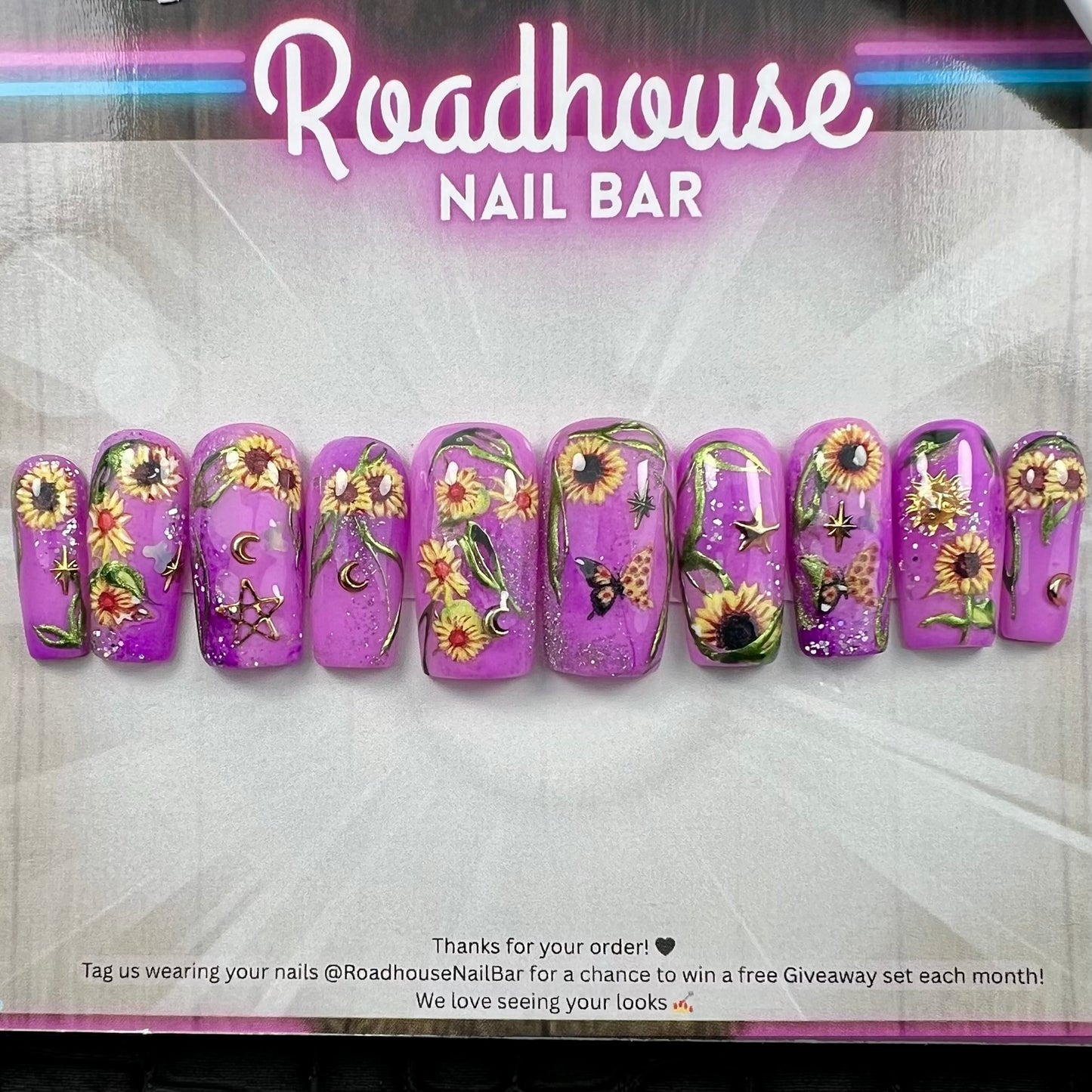 Sunflower Dreams | Dopamine Collection Press-On Nails