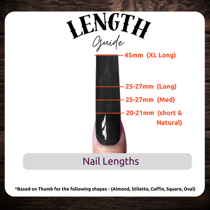 Stained Glass Jelly Press-On Nails | Aura Chrome Sea Glass Nails | Ethereal Luxury Press Ons | Handmade UK (10pcs)