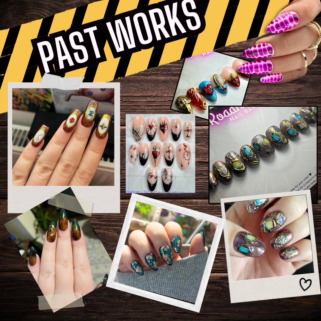 Amour Medieval | Armour-Inspired Press-On Nails with Optional Piercing